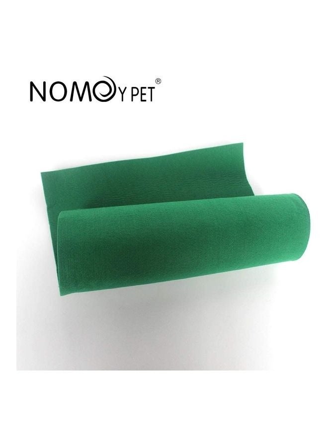 NomoyPet سجادة الزواحف تررم الركيزة بطانة موئل الحيوانات الأليفة الفراش حصيرة خضراء ناعمة لسحالي التنين الملتحي أبو بريص الحرباء السلاحف الإغوانا الثعابين - Image 3